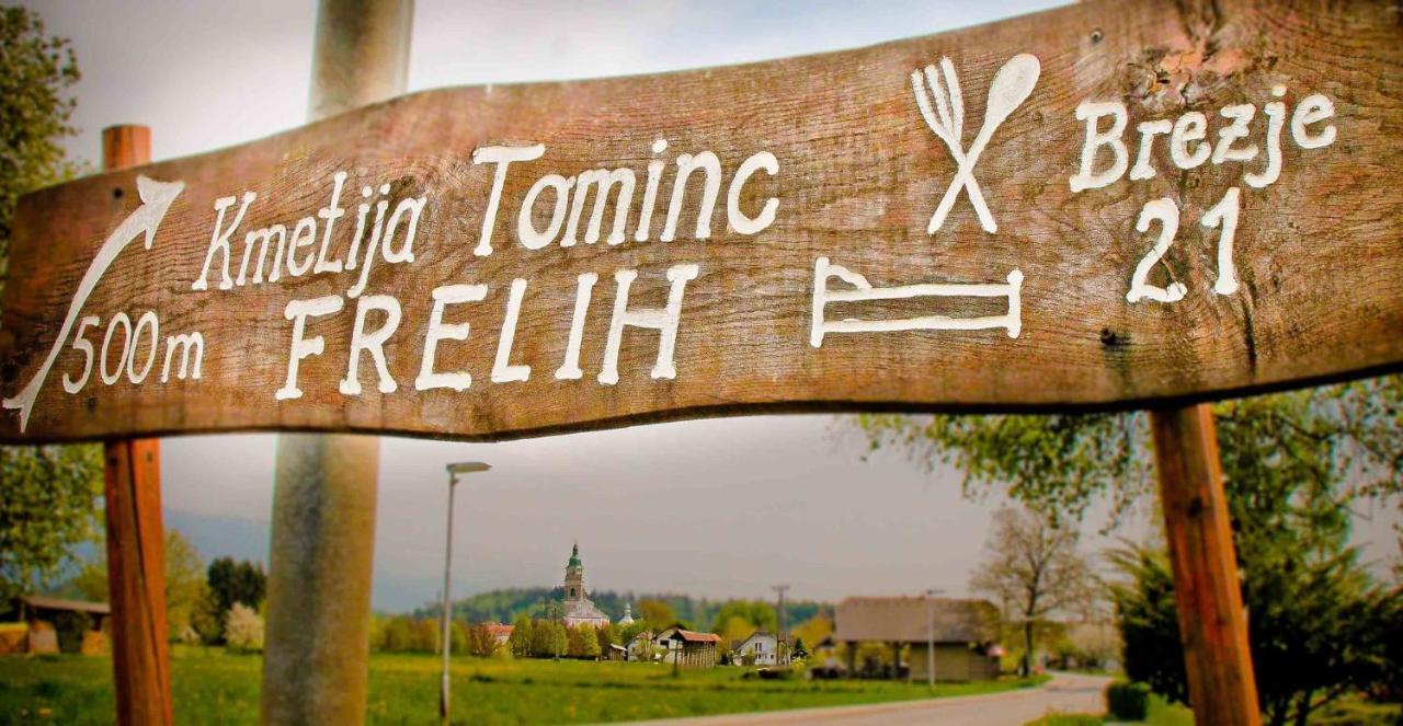 Вилла Tourist Farm Tominc Брезье Экстерьер фото